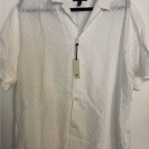 NWT Banana Republic White Men's Shirt